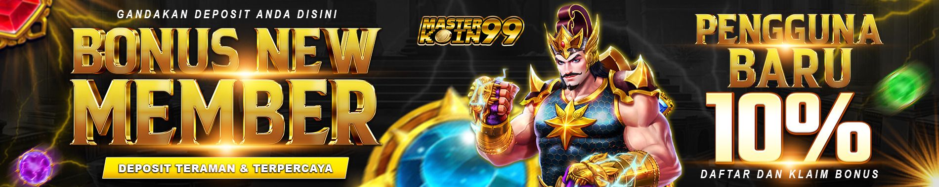 Dapatkan Bonus New Member Cuma Di MASTERKOIN99